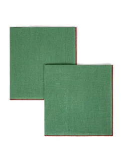 coincasa Tovaglie E Runner Natalizi|Tovagliolo puro lino con lurex Multicolor