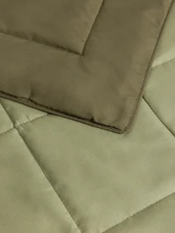 coincasa Biancheria Da Letto|Trapunte E Copriletti|Trapunta double face in microfibra leggera Verde