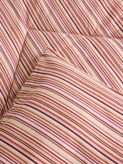 coincasa Biancheria Da Letto|Trapunte E Copriletti|Trapunta in puro cotone a righe Viola malva