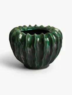 coincasa Vasi Da Interno|Vaso in ceramica smaltato Verde