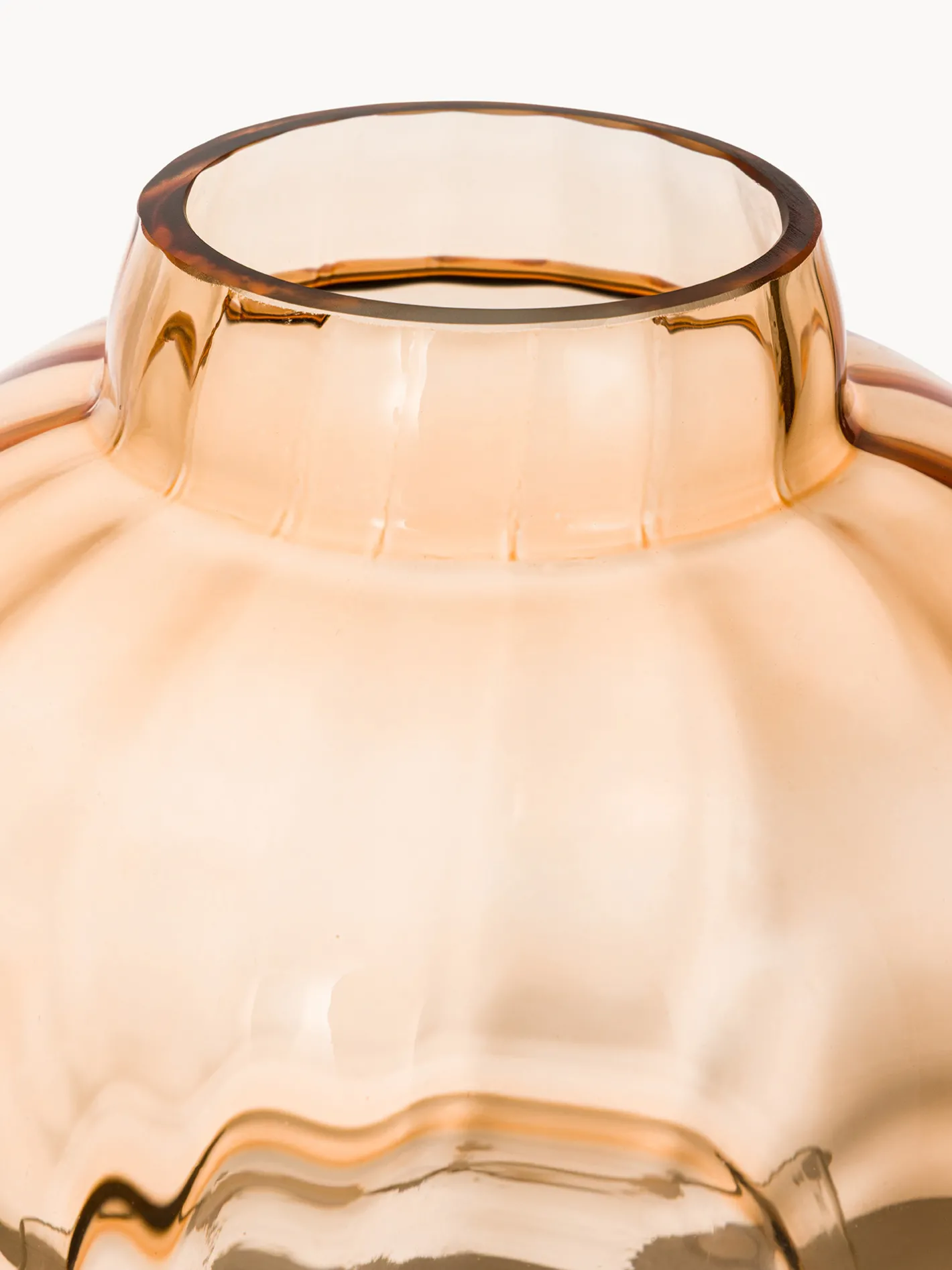 coincasa Vasi Da Interno|Vaso in vetro colorato Arancione