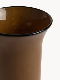 coincasa Vasi Da Interno|Vaso in vetro colorato in pasta Marrone