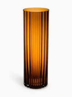 coincasa Vasi Da Interno|Vaso in vetro colorato in pasta Marrone