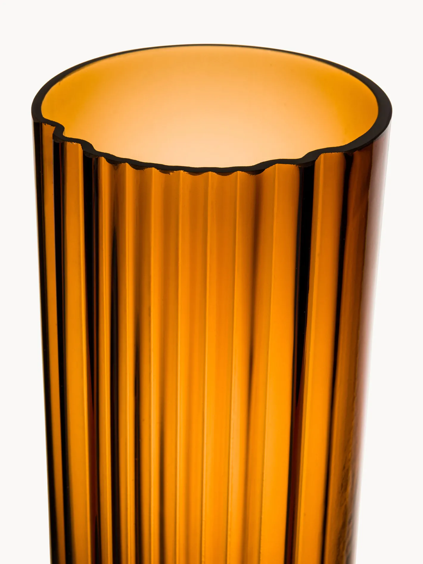 coincasa Vasi Da Interno|Vaso in vetro colorato in pasta Marrone