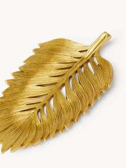 coincasa Soprammobili E Orologi|Altre Decorazioni Natalizie|Vassoio decorativo a foglia Oro