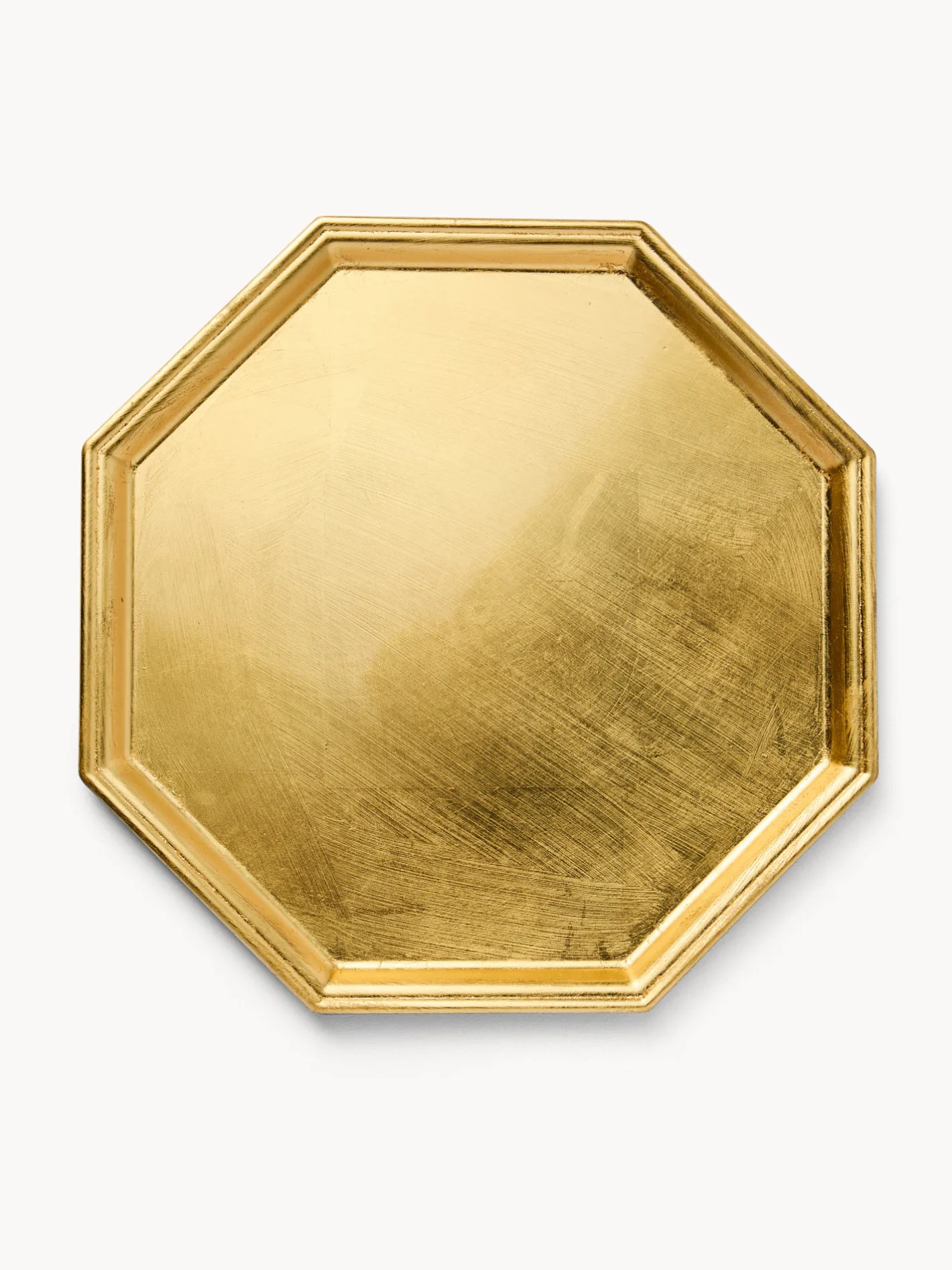 coincasa Vassoi E Alzate|Vassoio ottagonale finitura Oro