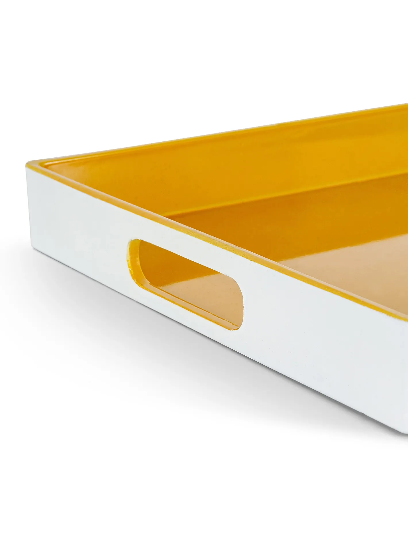 coincasa Vassoi E Alzate|Vassoio plastica bicolore Giallo