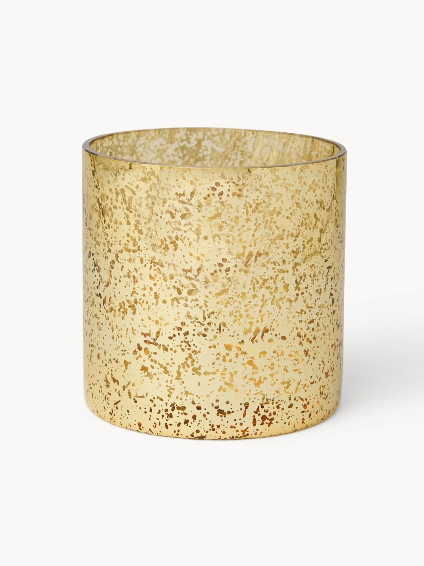 coincasa Lanterne, Candelieri E Portacandele|Altre Decorazioni Natalizie|Votivo in vetro cilindrico Oro