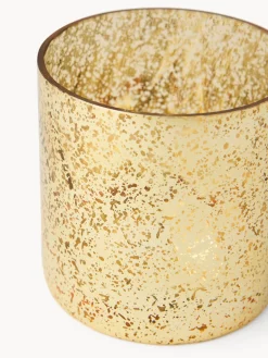 coincasa Lanterne, Candelieri E Portacandele|Altre Decorazioni Natalizie|Votivo in vetro cilindrico Oro