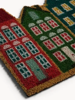 coincasa Zerbini|Zerbino cocco a forma di casette Multicolor