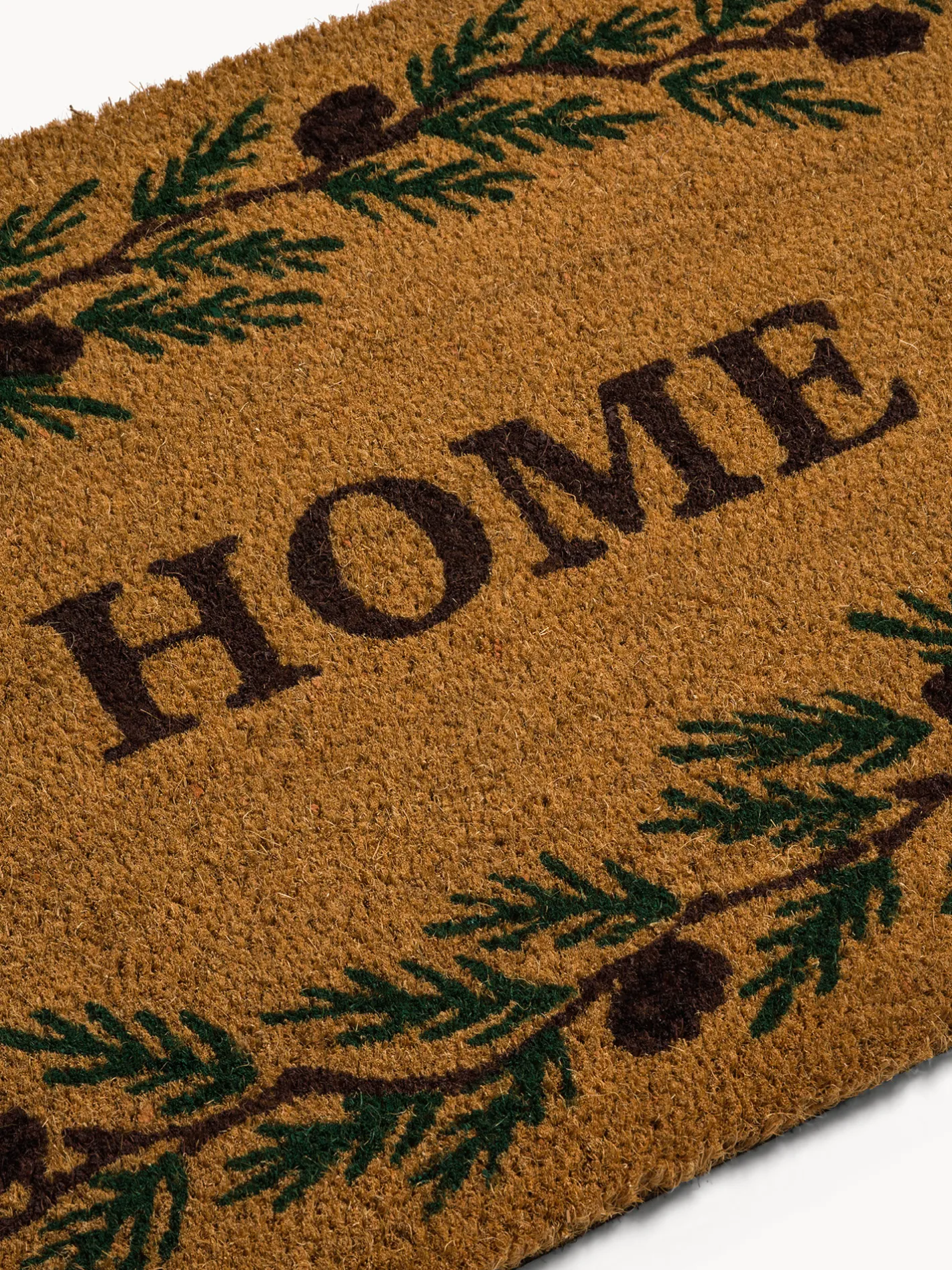 coincasa Zerbini|Zerbino cocco con scritta Home Beige scuro