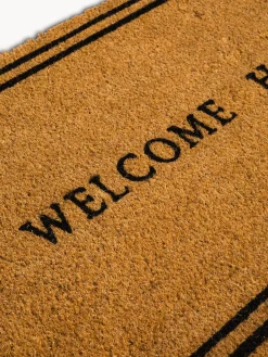 coincasa Zerbini|Zerbino in cocco naturale con scritta Marrone chiaro