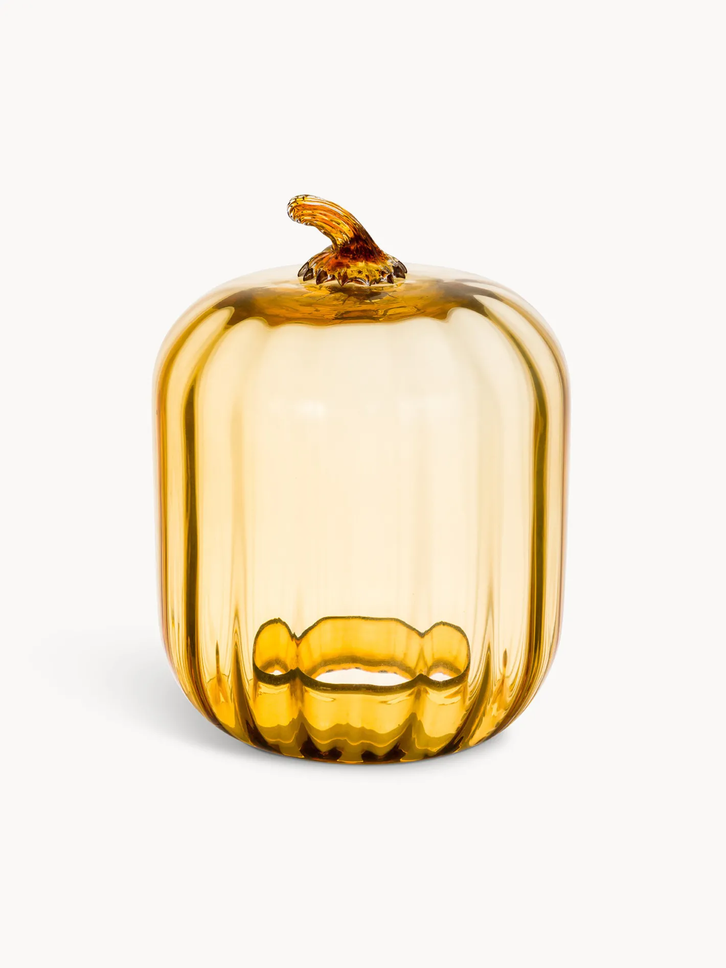 coincasa Soprammobili E Orologi|Zucca in vetro colorato Arancione