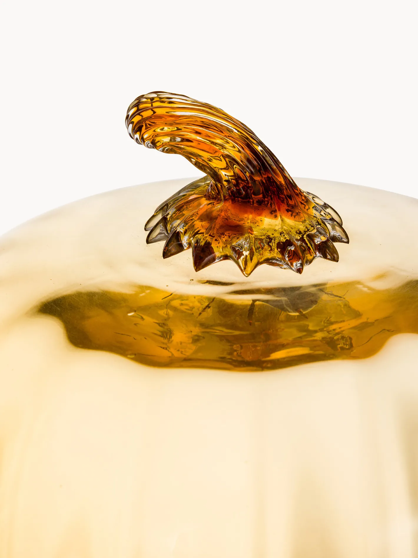 coincasa Soprammobili E Orologi|Zucca in vetro colorato Arancione